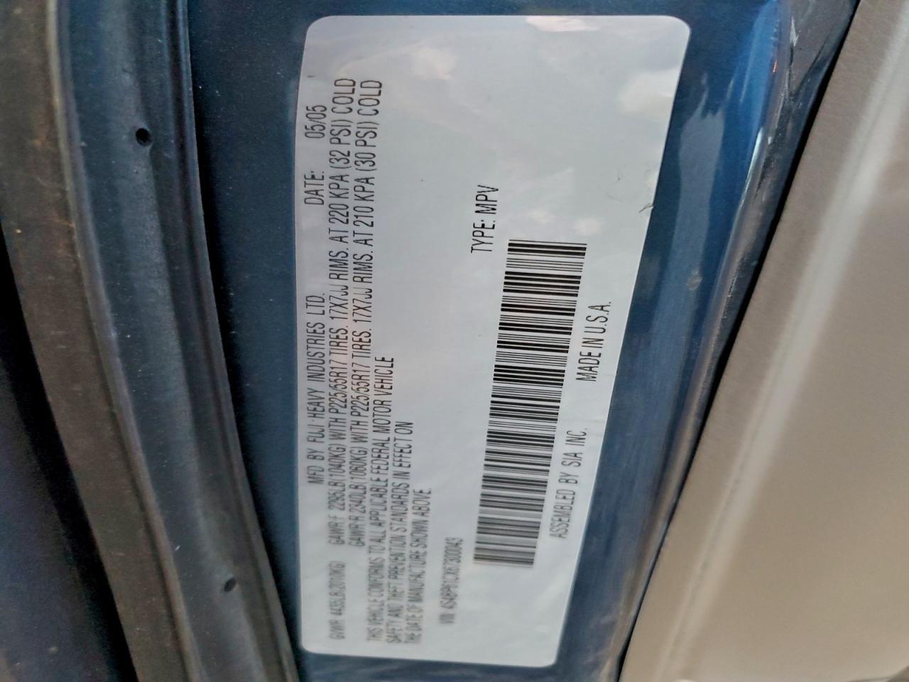 2006 SUBARU Legacy