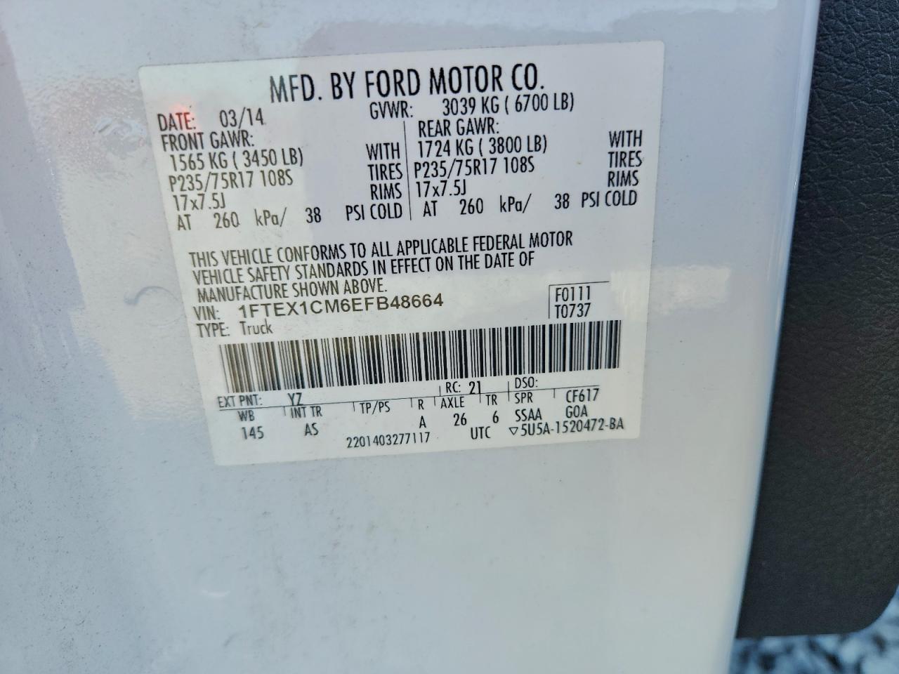 2014 FORD F-150