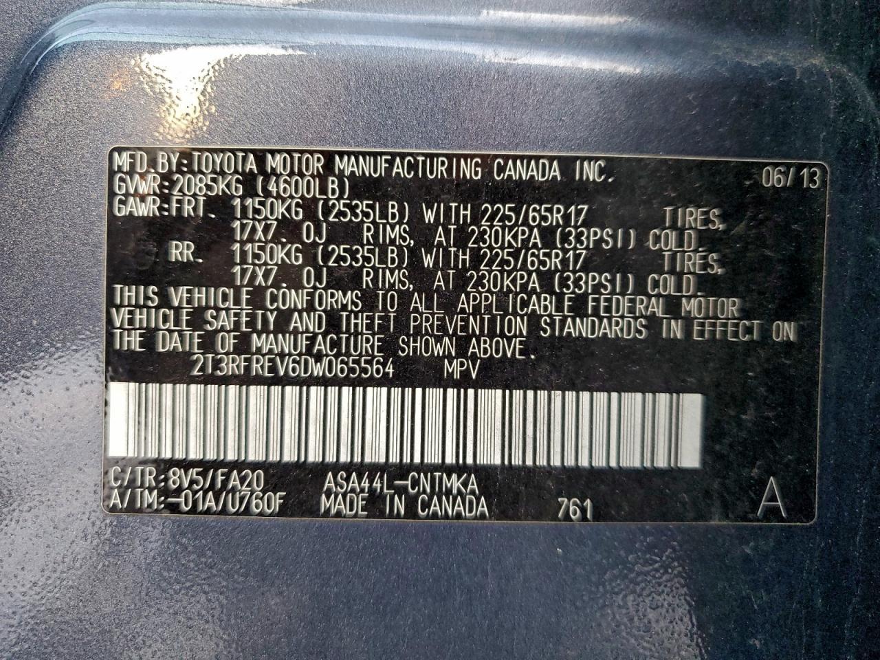 2013 TOYOTA RAV4
