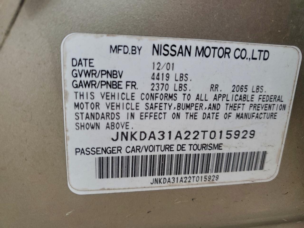 2002 INFINITI I35