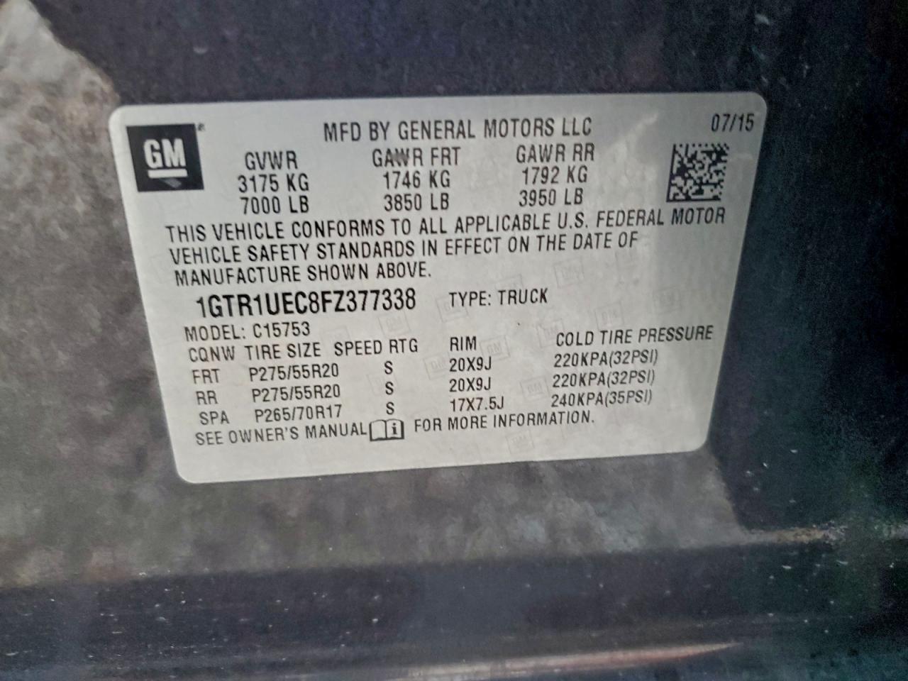 2015 GMC Sierra