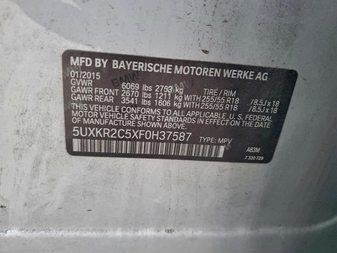 2015 BMW X5