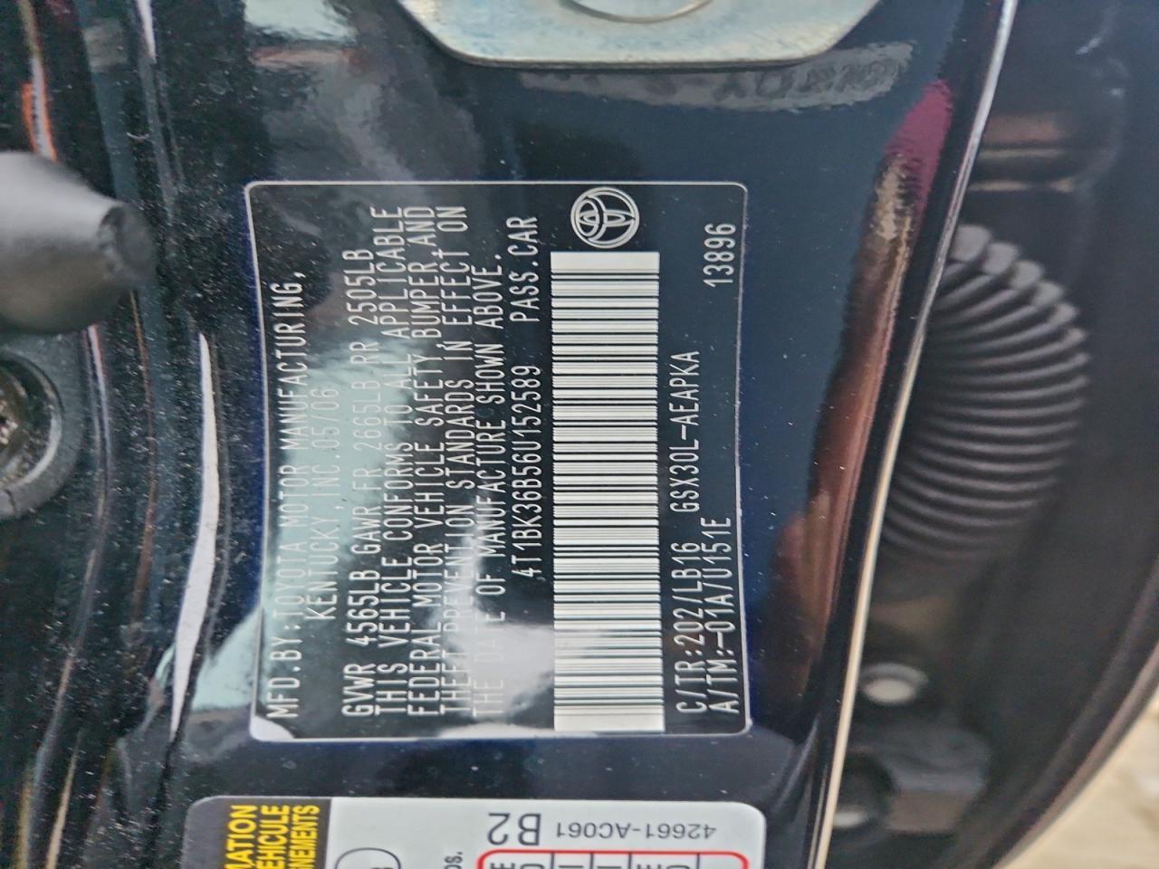 2006 TOYOTA Avalon