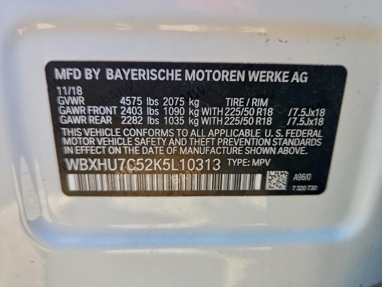 2019 BMW X1
