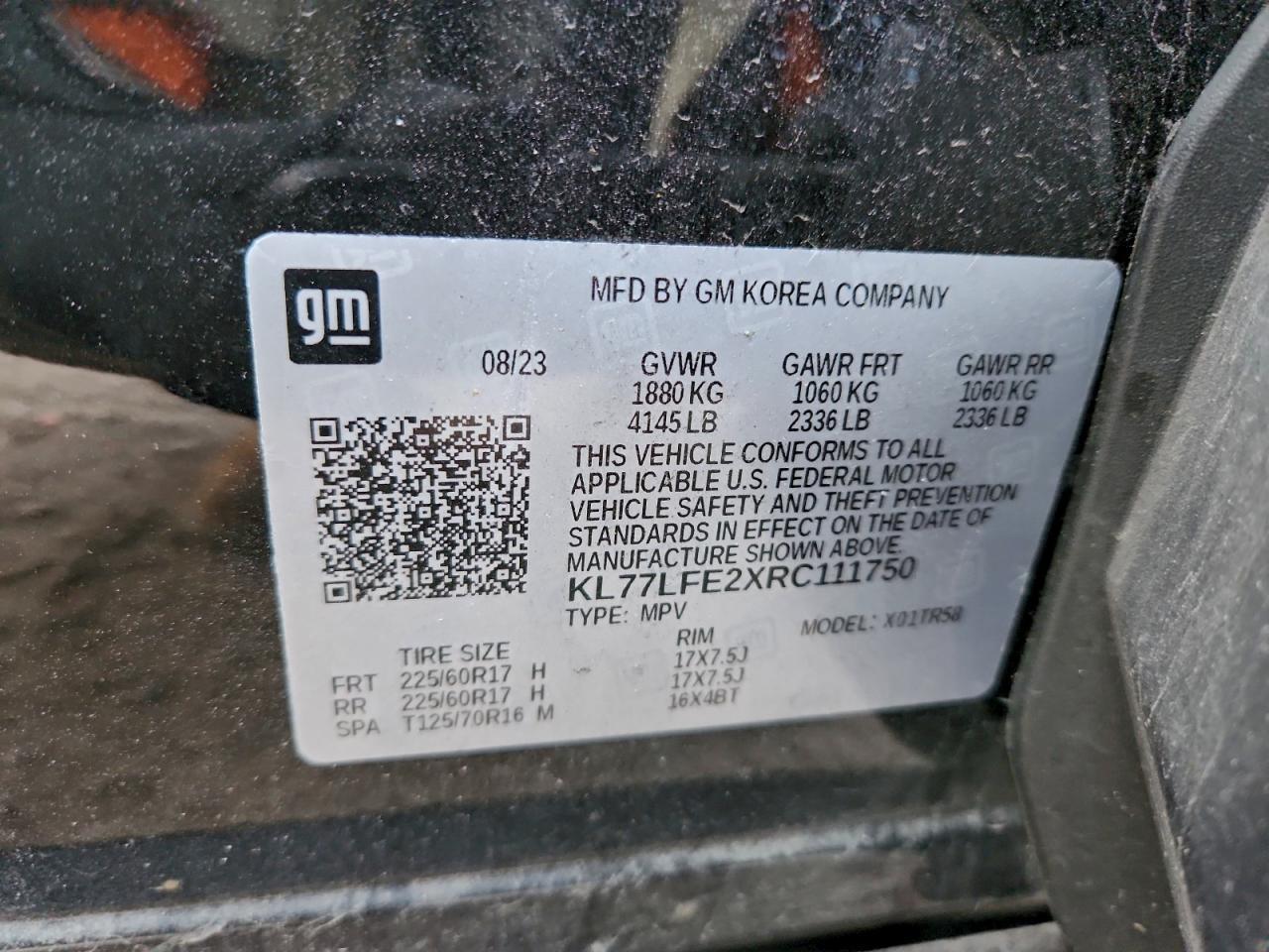 2024 CHEVROLET TRAX