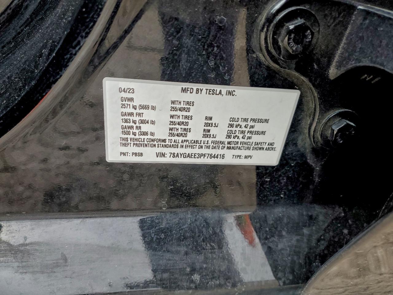 2023 TESLA MODEL Y
