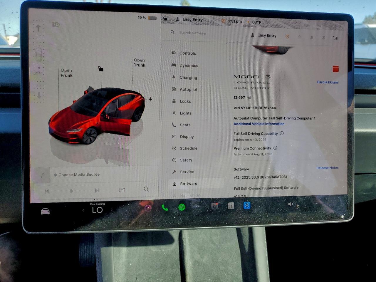 2026 TESLA MODEL 3