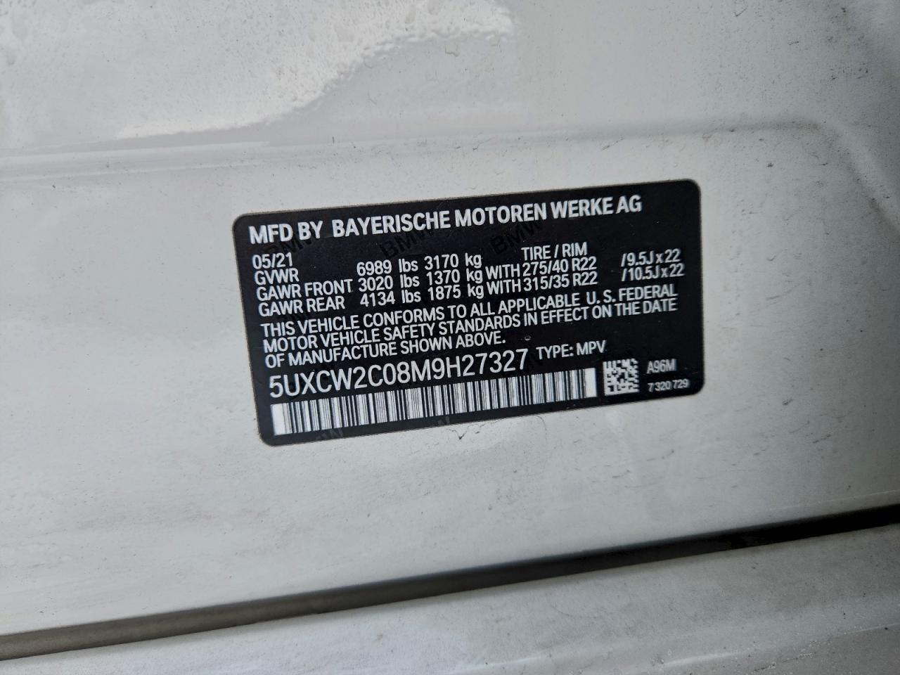 2021 BMW X7