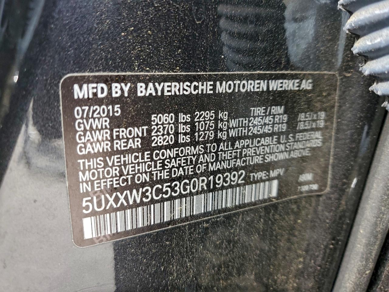 2016 BMW X4