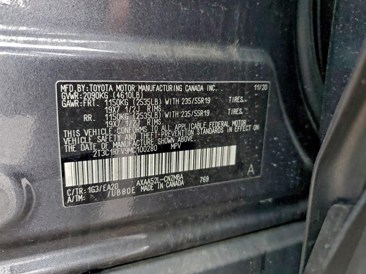 2021 TOYOTA RAV4