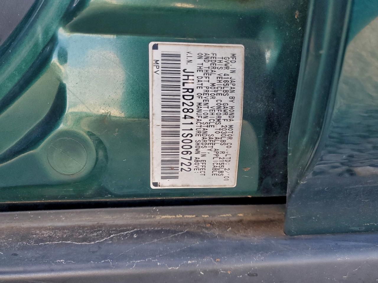 2001 HONDA CR-V