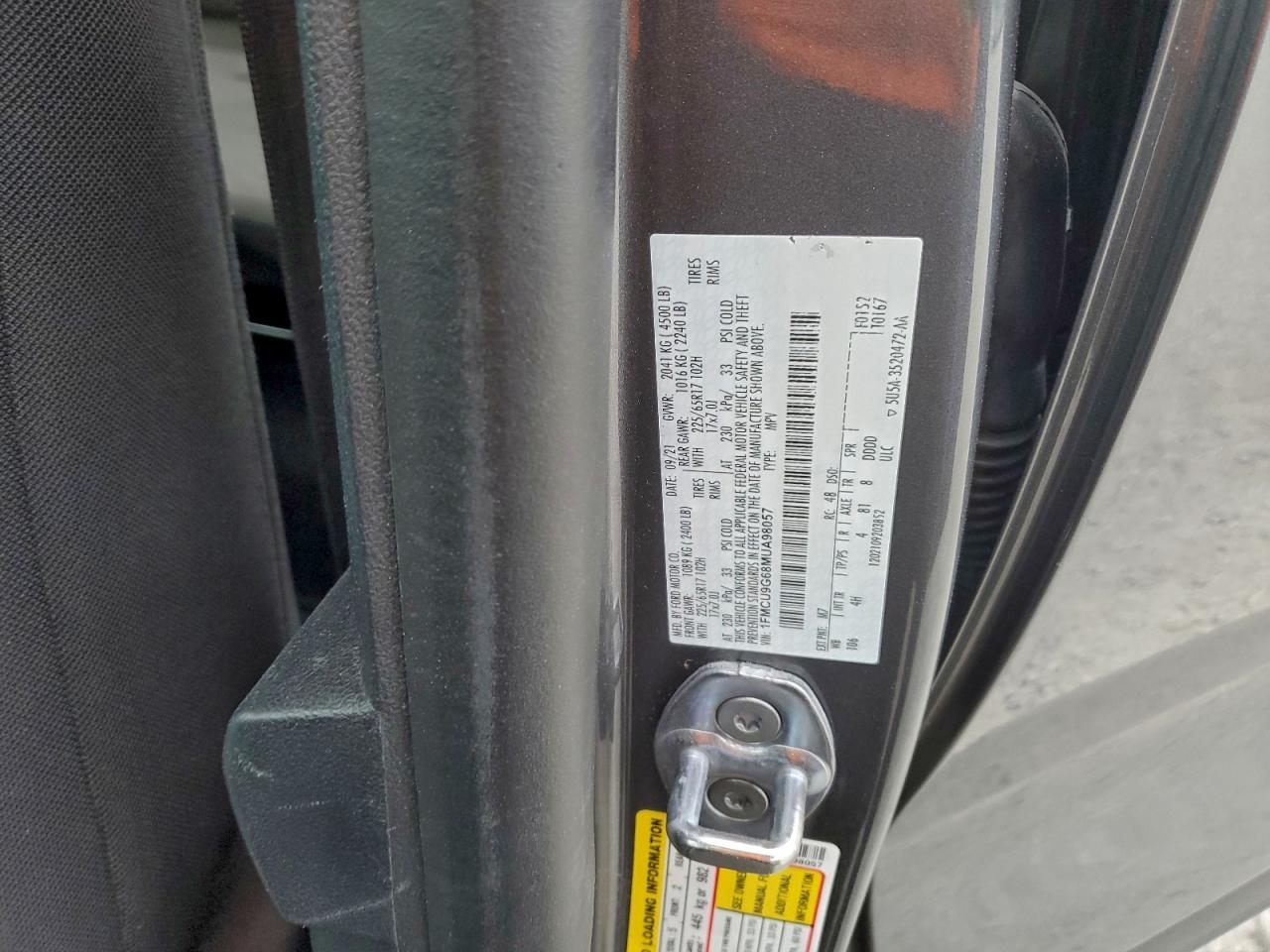 2021 FORD ESCAPE