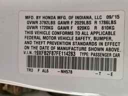 2015 HONDA CIVIC