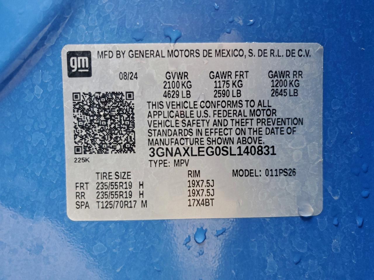 2025 CHEVROLET EQUINOX