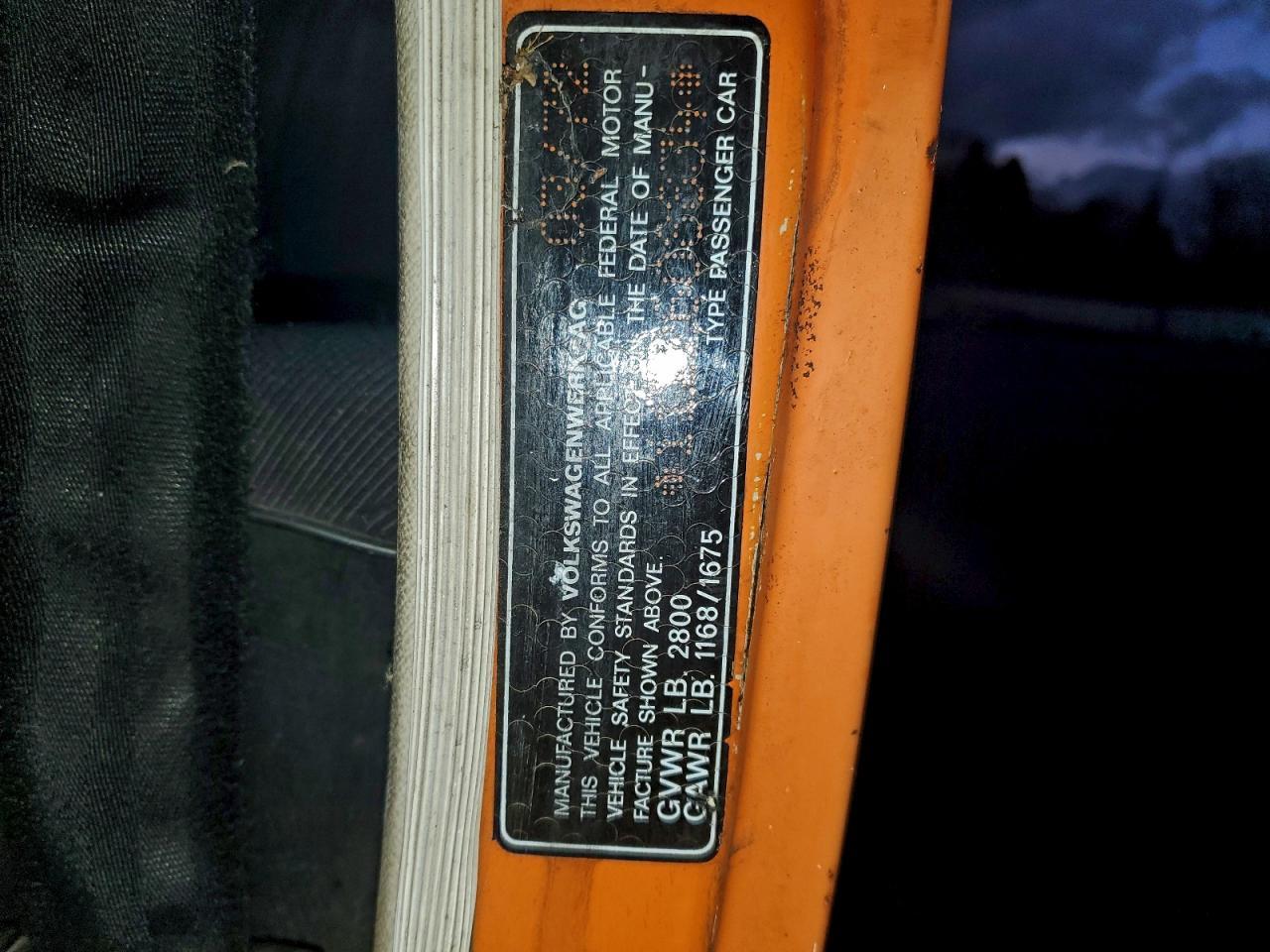 1972 VOLKSWAGEN Beetle