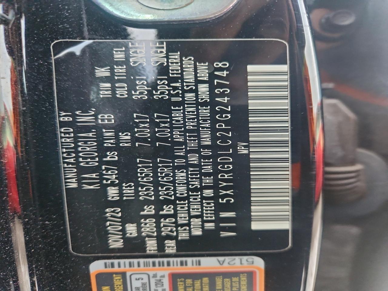 2023 KIA SORENTO