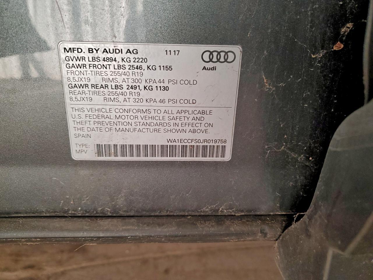 2018 AUDI Q3