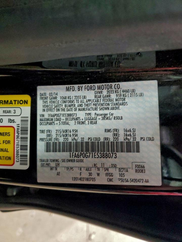 2014 FORD FUSION
