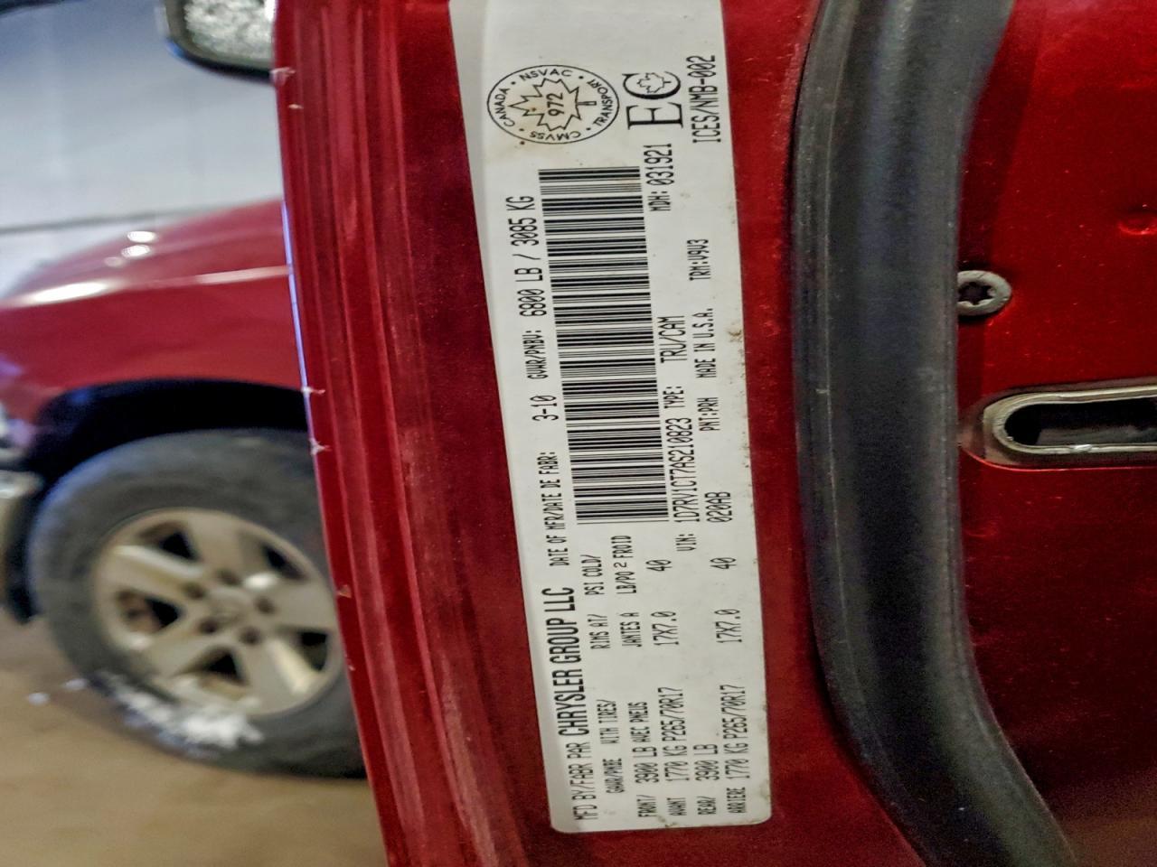 2010 DODGE RAM 1500