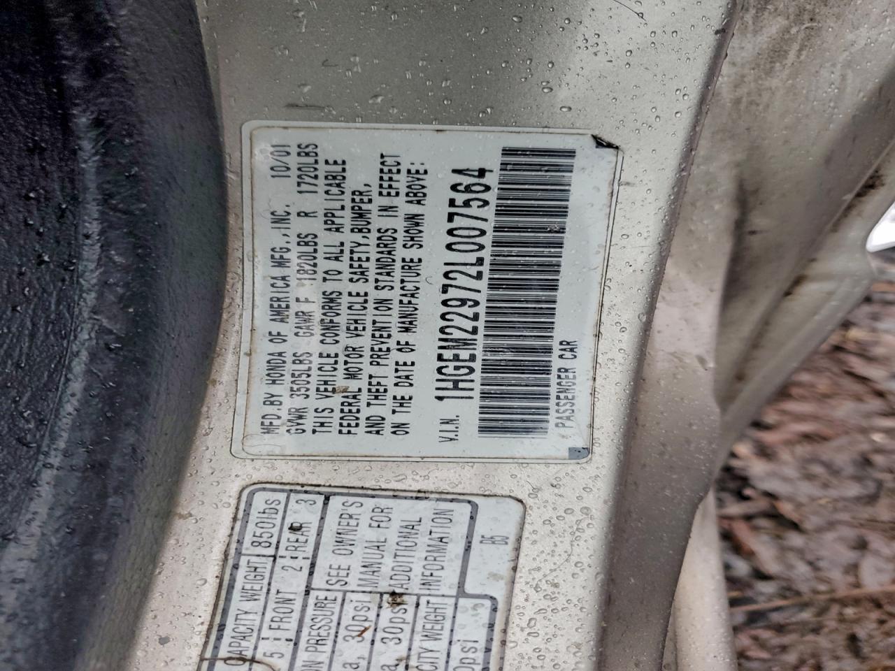 2002 HONDA CIVIC