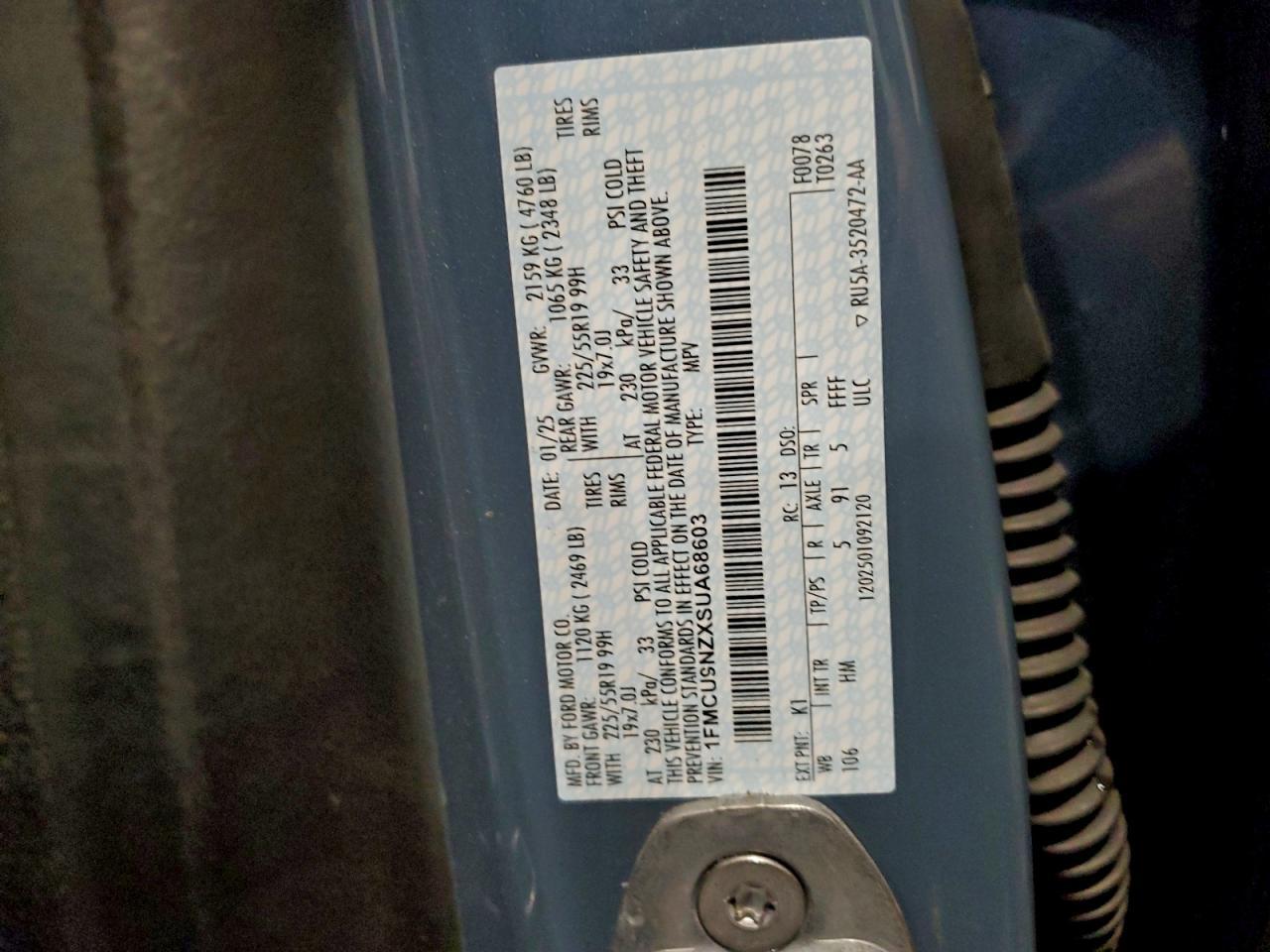 2025 FORD ESCAPE