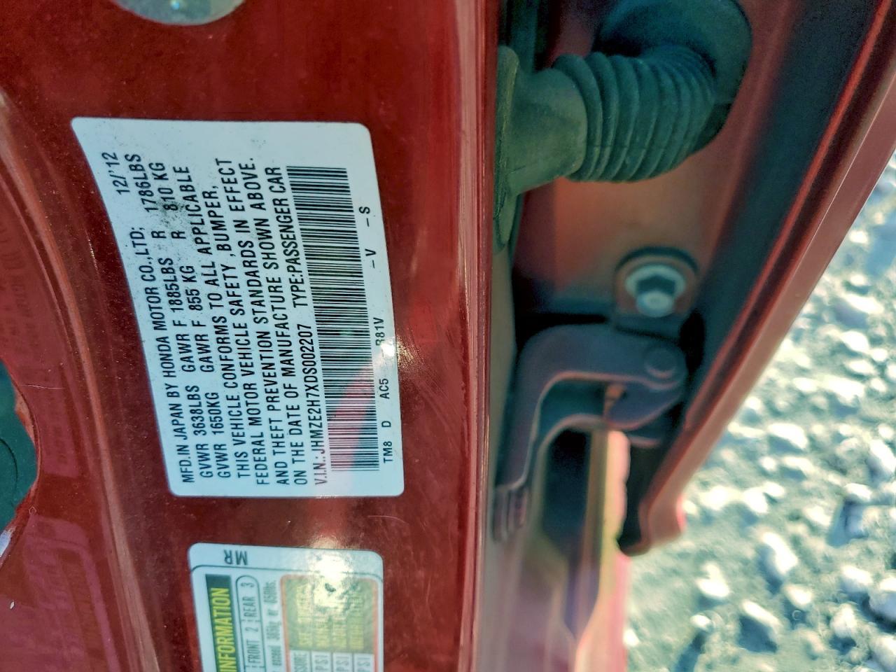 2013 HONDA Insight
