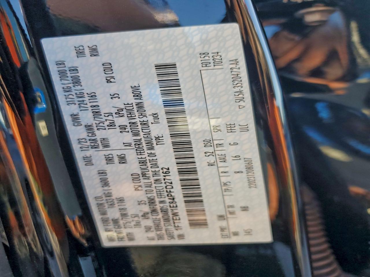 2023 FORD F-150