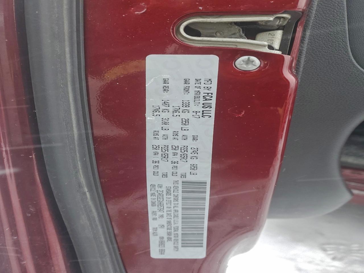 2017 DODGE GRAND CARAVAN