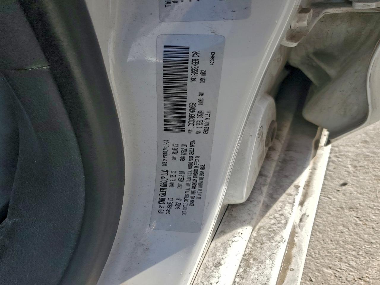 2015 CHRYSLER 200