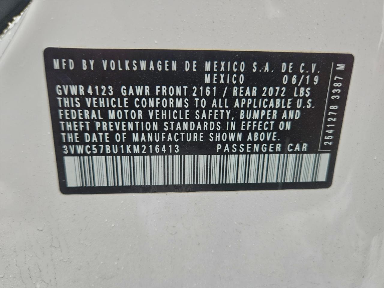 2019 VOLKSWAGEN JETTA