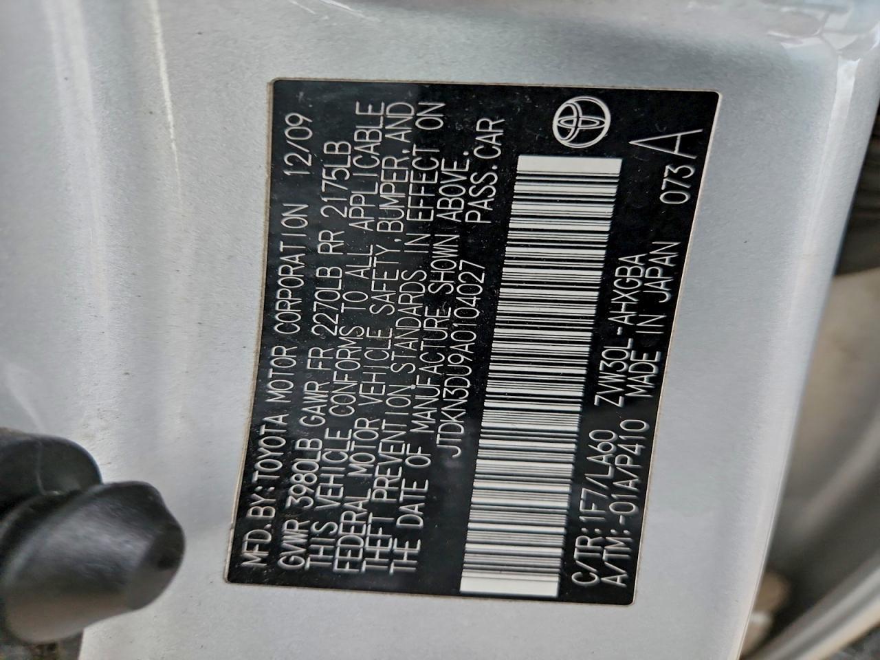 2010 TOYOTA PRIUS