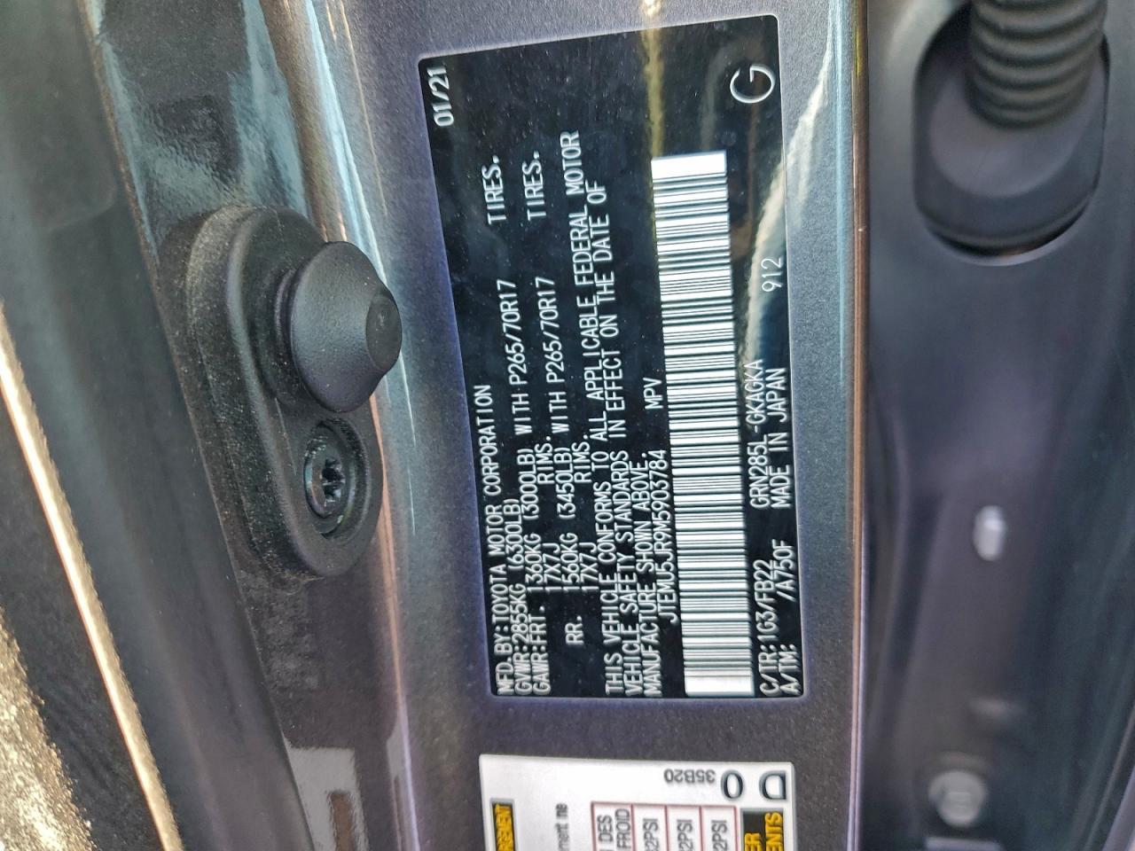 2021 TOYOTA 4Runner