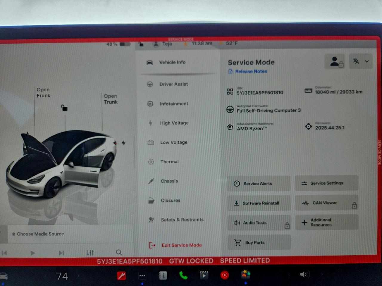 2023 TESLA MODEL 3