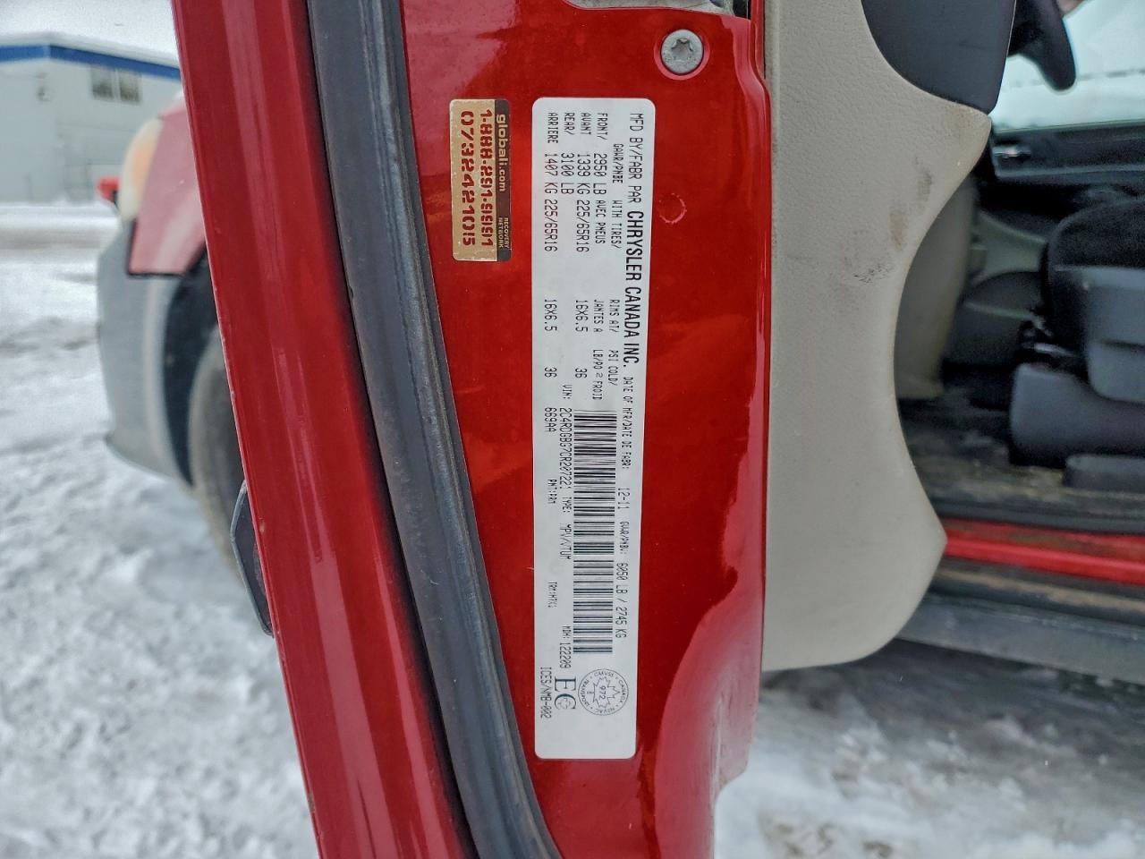 2012 DODGE GRAND CARAVAN