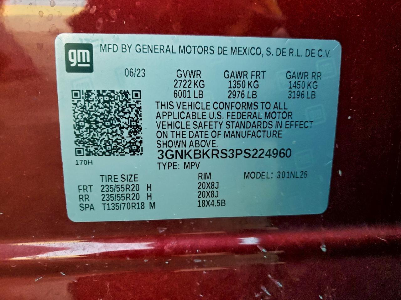 2023 CHEVROLET BLAZER