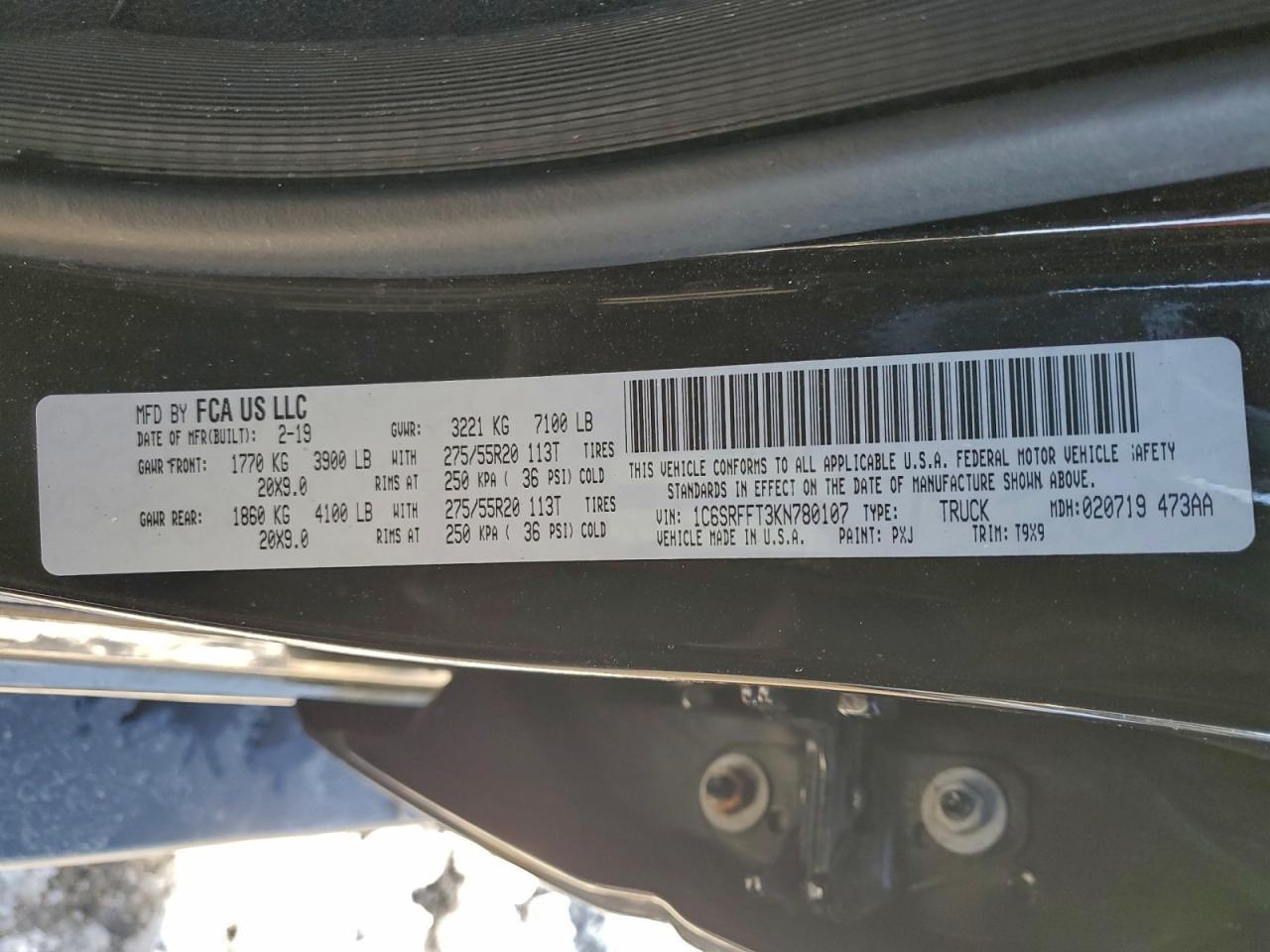 2019 RAM 1500