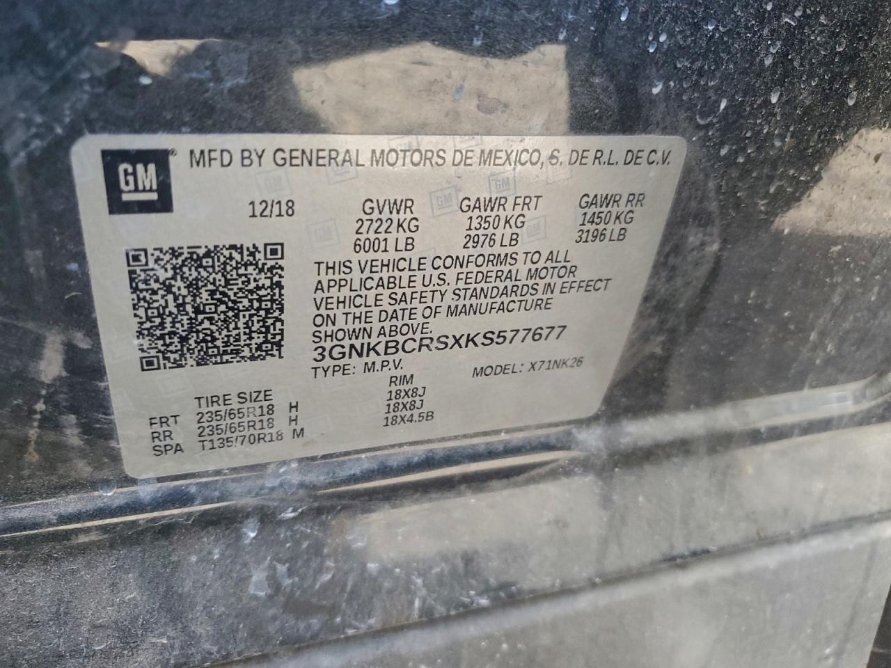 2019 CHEVROLET BLAZER