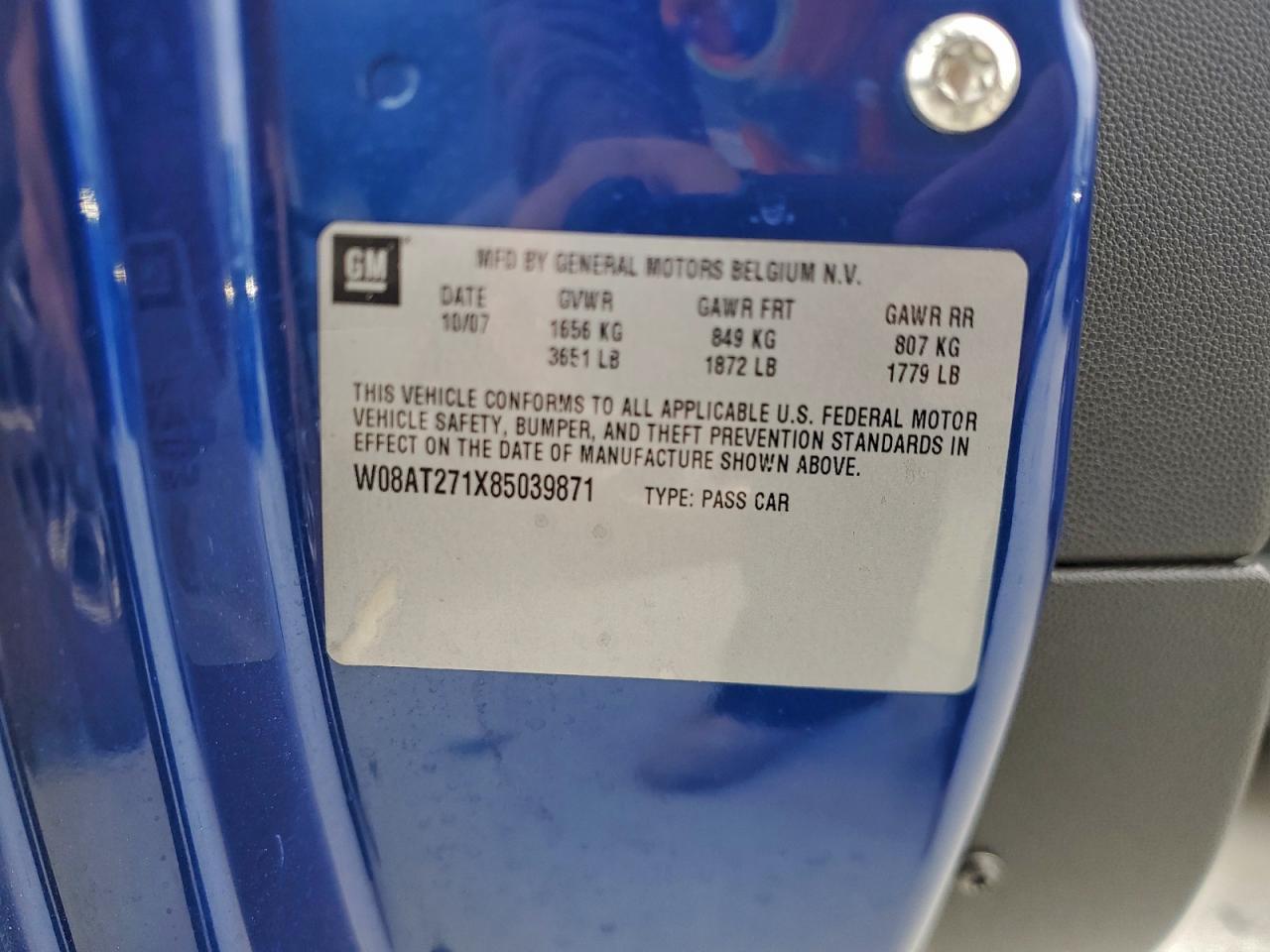 2008 SATURN Astra