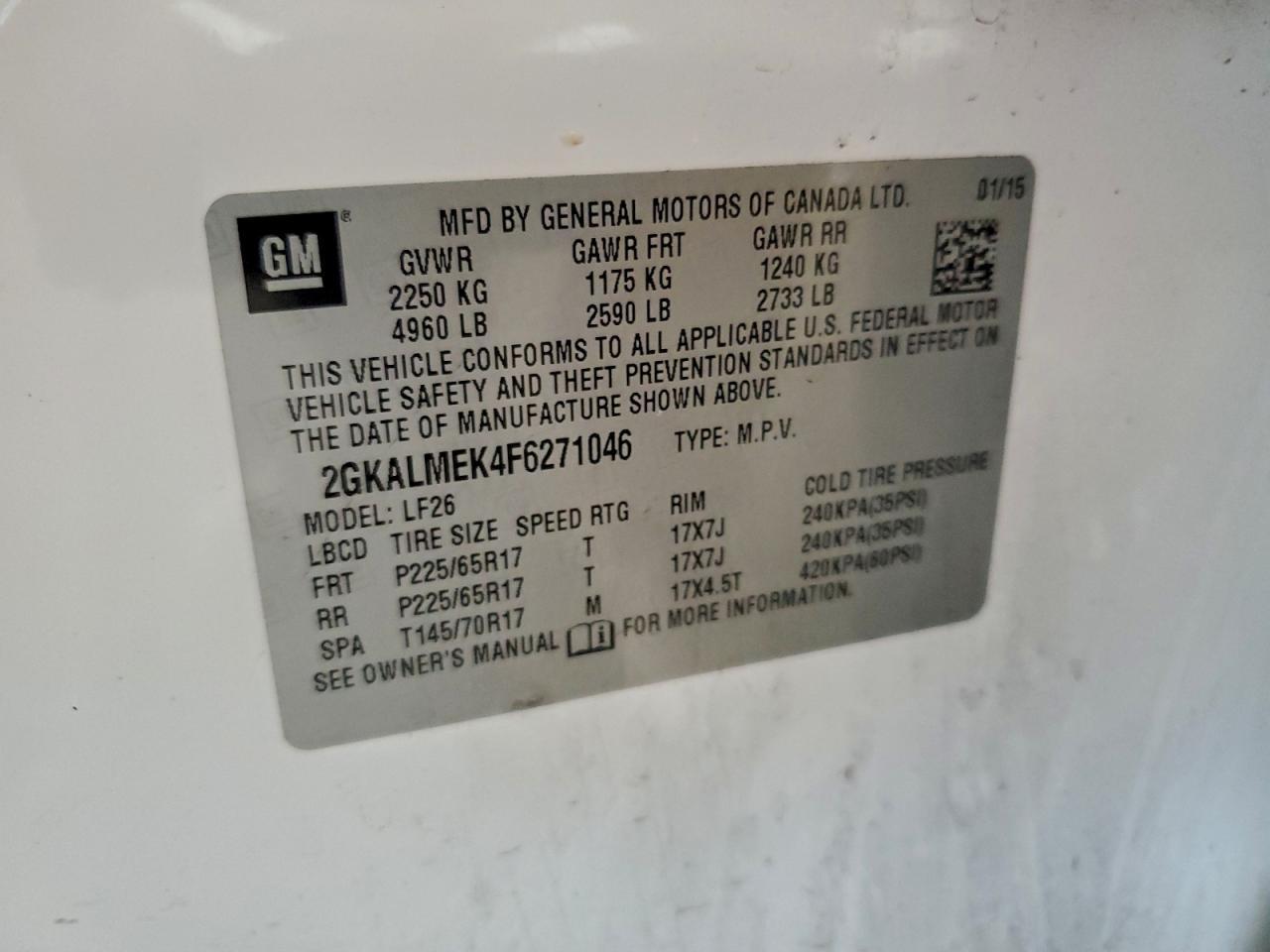 2015 GMC Terrain