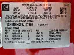 2014 CHEVROLET TRAVERSE