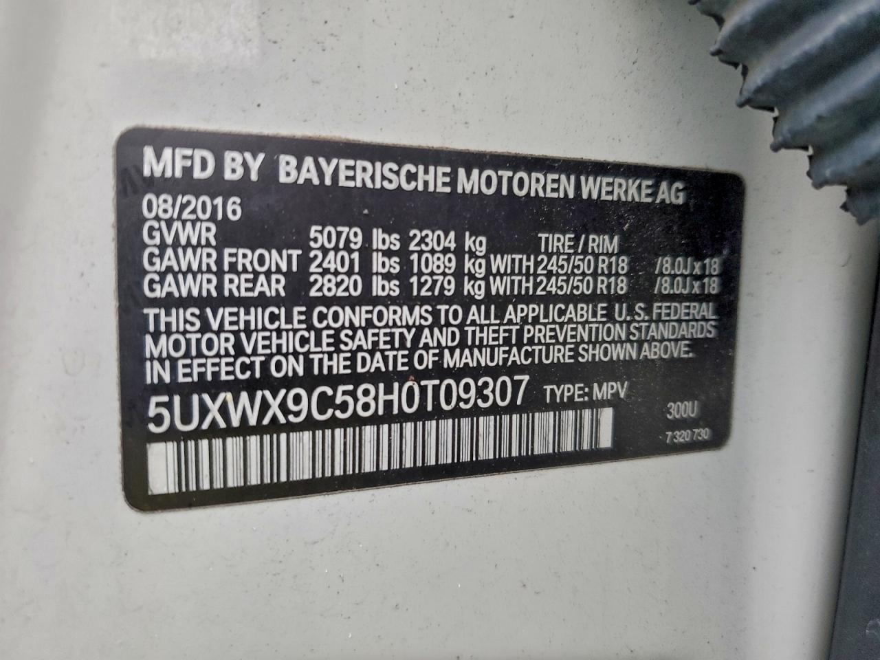 2017 BMW X3