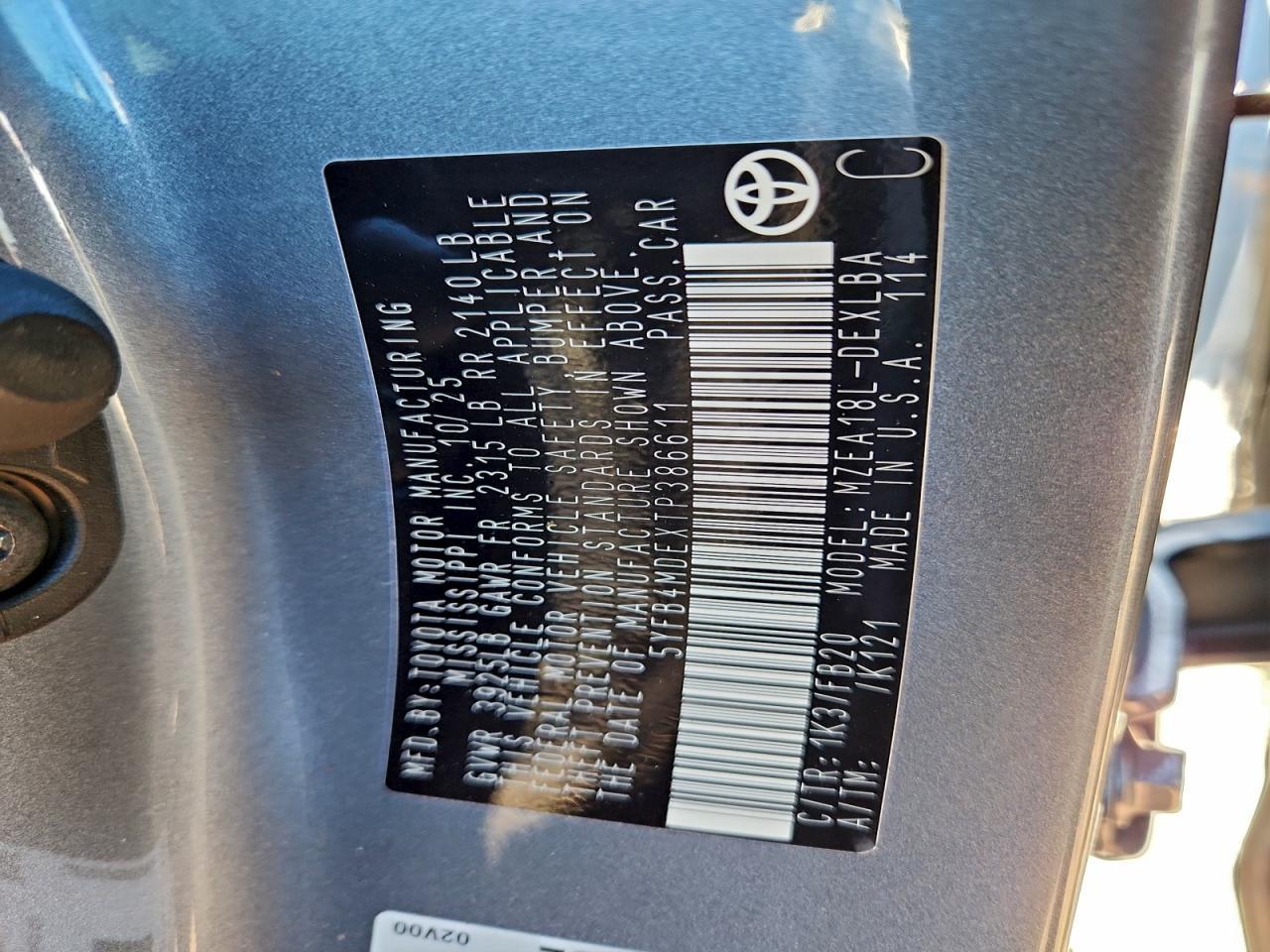 2026 TOYOTA COROLLA