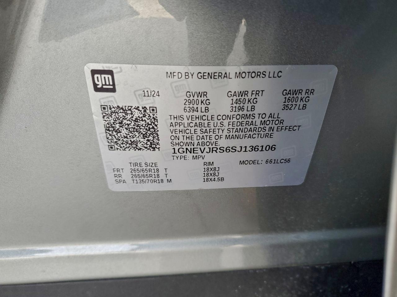 2025 CHEVROLET TRAVERSE