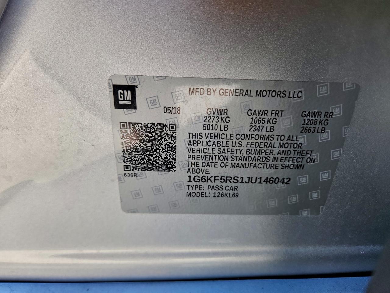 2018 CADILLAC CT6