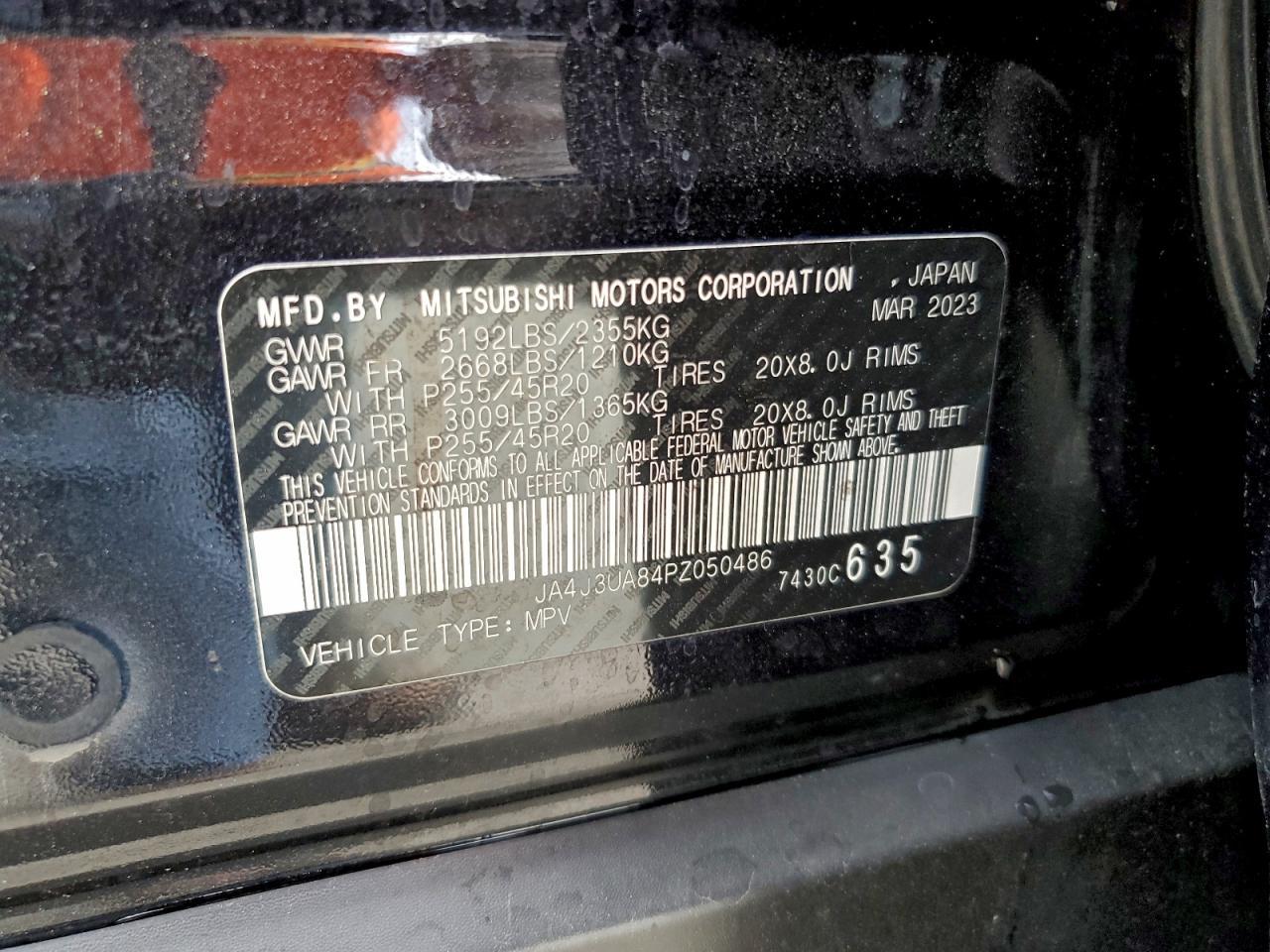 2023 MITSUBISHI outlander