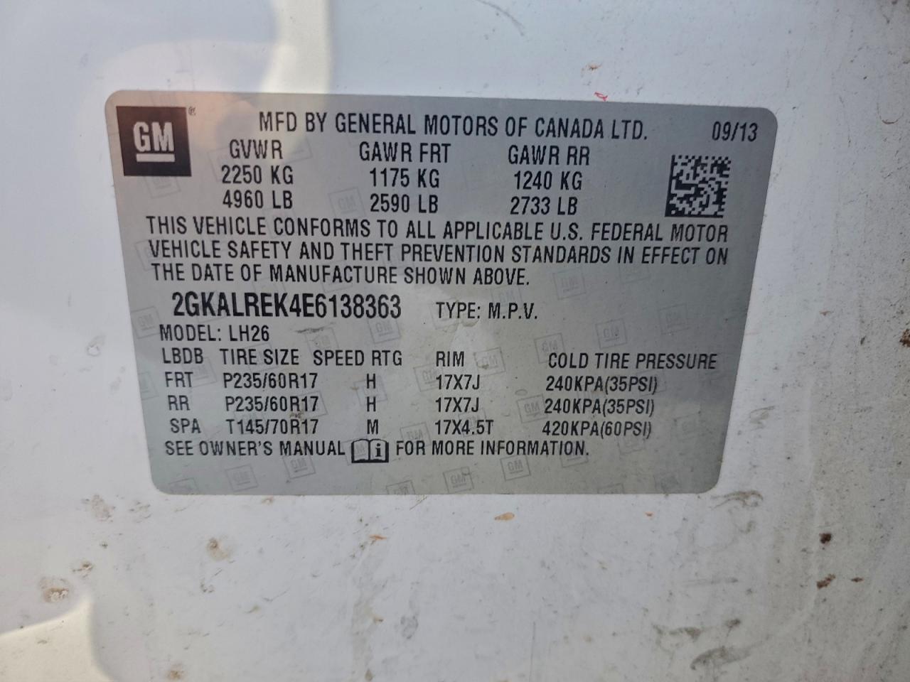 2014 GMC Terrain