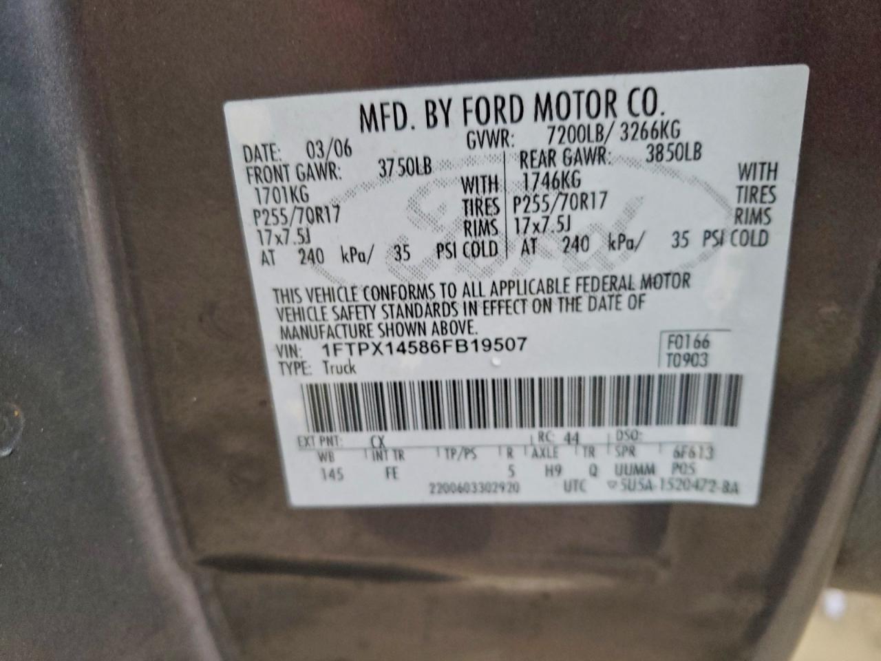 2006 FORD F-150