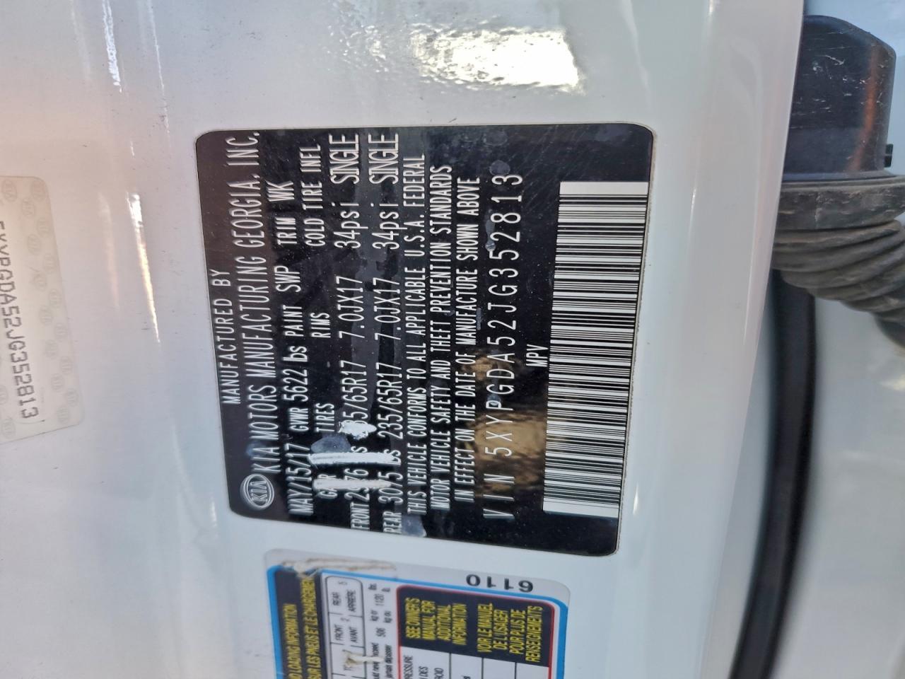 2018 KIA SORENTO