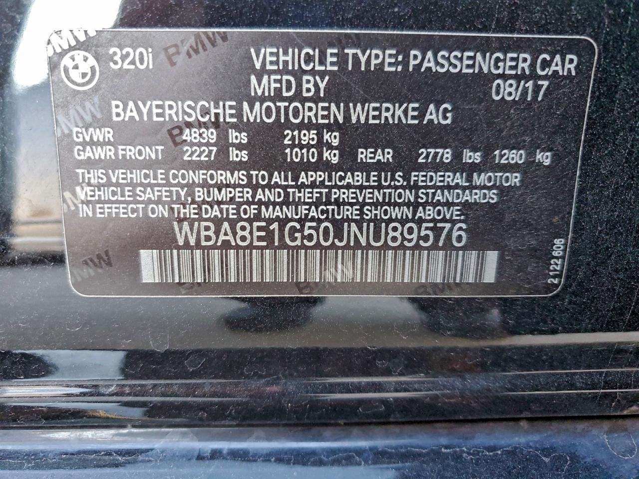 2018 BMW 3 SERIES