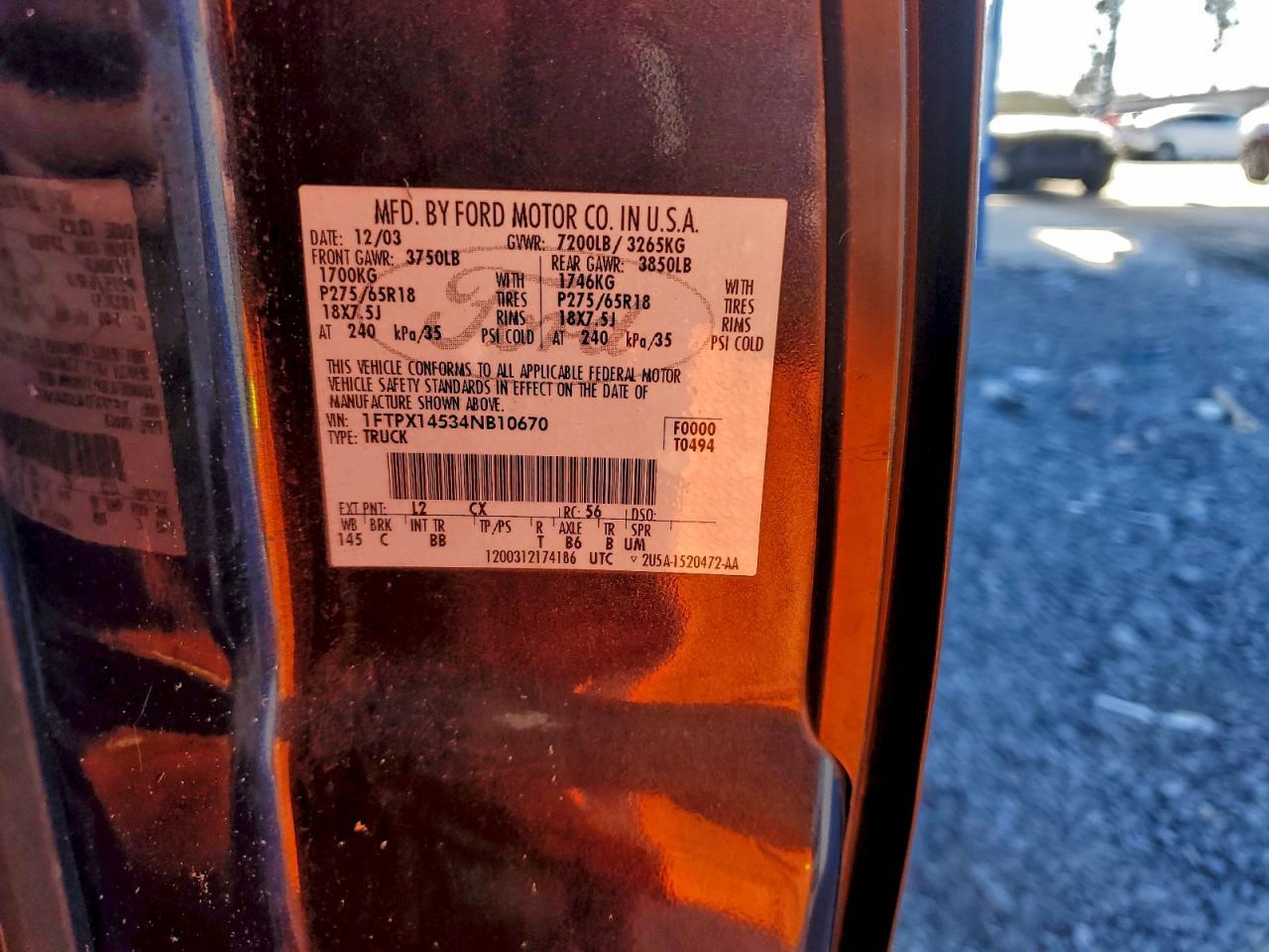 2004 FORD F-150